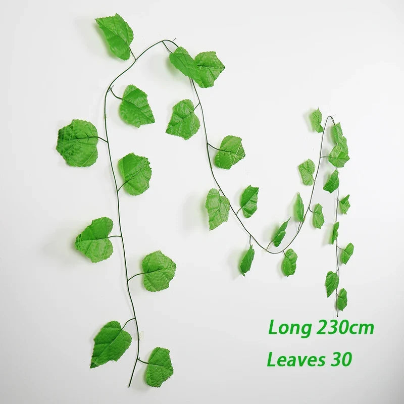 Artificial plant suspended ivy for wall decoration and wedding - Vine Leaves 5