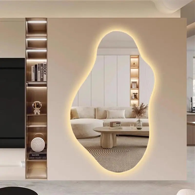 Led smart luxury style wall mirror - view 2