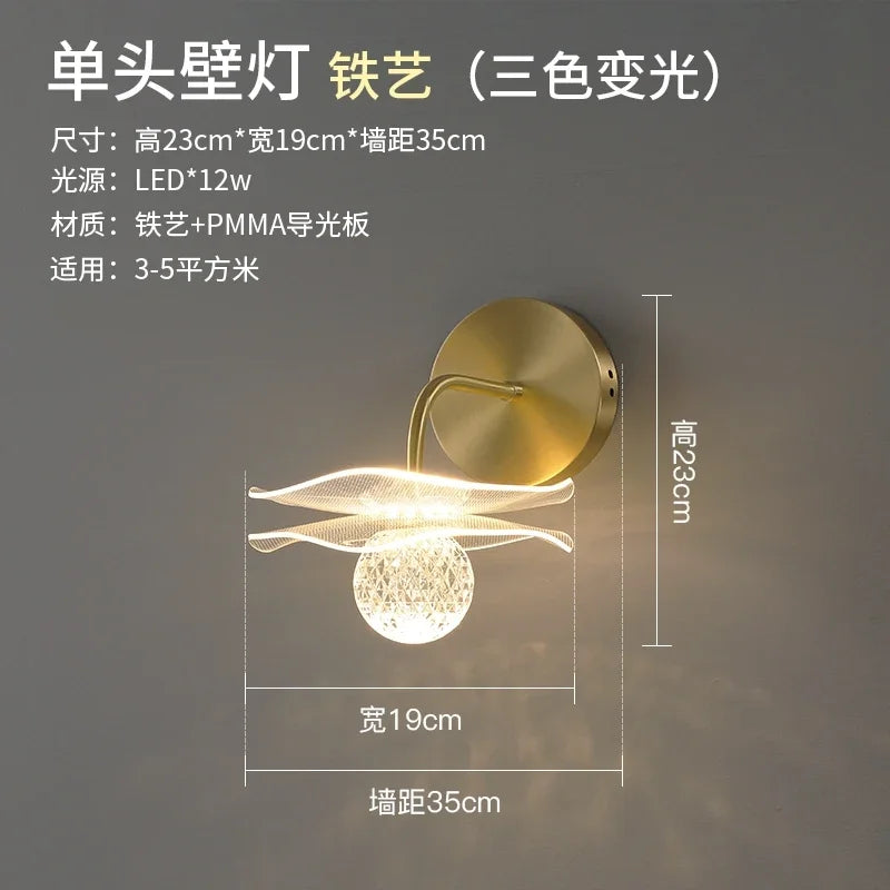 Modern wall sconce for interior creative decoration - B