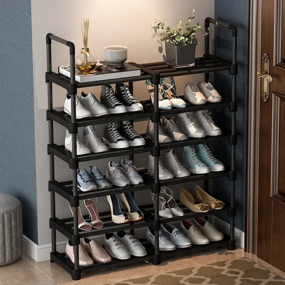 Multilayer shoe shelf metal space gain - view 3