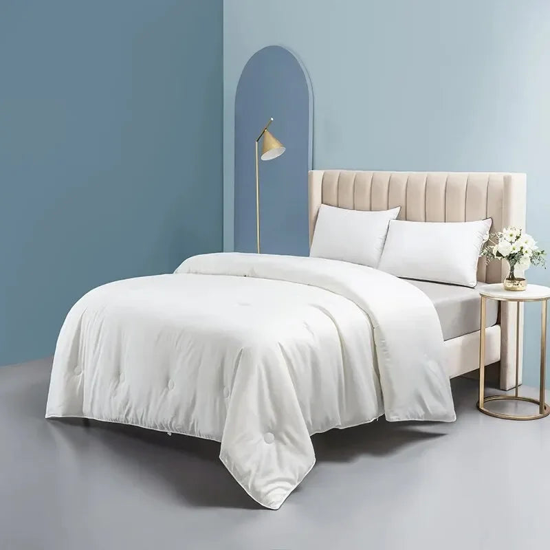 100% Mulberry Silk Air Conditioner Quilt Weighing about 3 Pounds, 200 * 230cm White Покрывало Стеганое - view 4