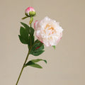 Artificial silk flowers for coffee decoration and restaurant - Light Powder / 6 Pieces