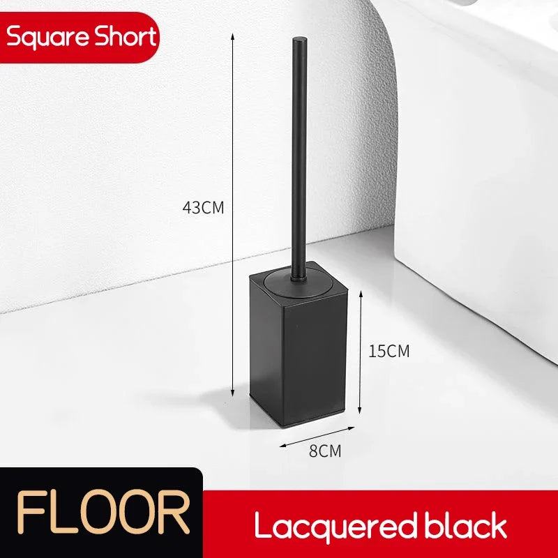 Luxury stainless steel bathroom toilet brush - Style 10