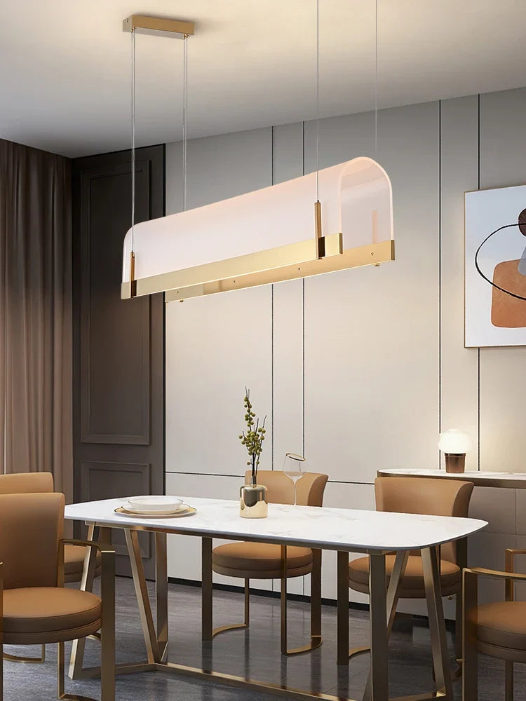 Acrylic chandelier for restaurant and postmodern living room - view 3