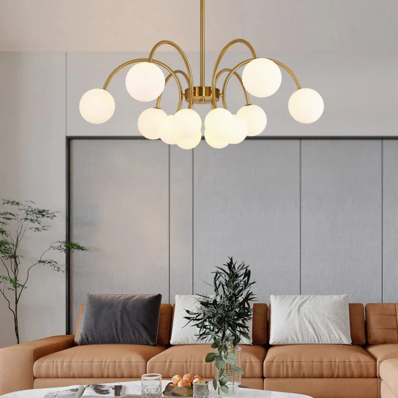 Nordic luxury glass lamp for modern creative lighting - view 2