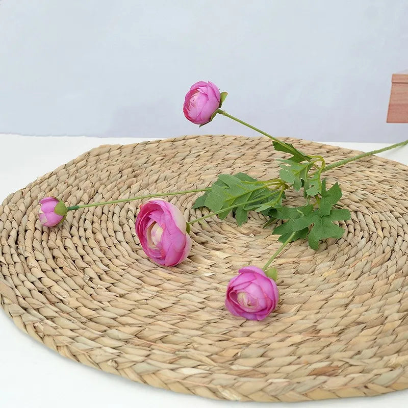 Artificial silk peony flowers for decorations and festive events - Purple