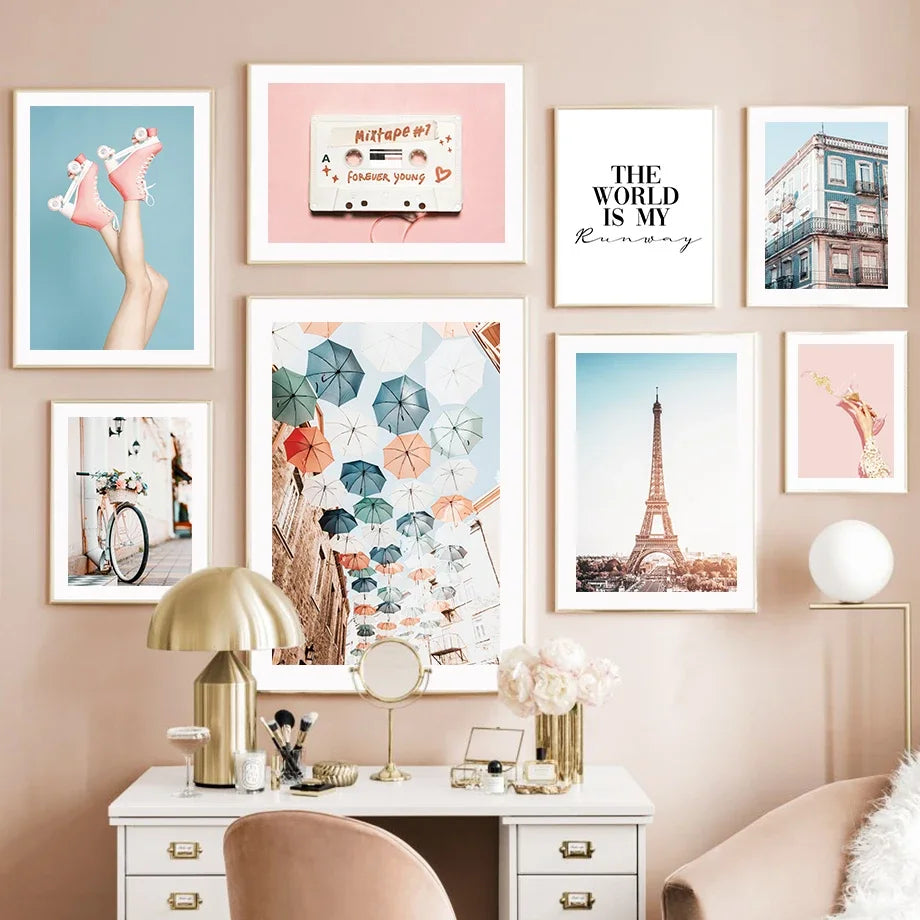 Wall decoration urban style London and betting for girls - view 2
