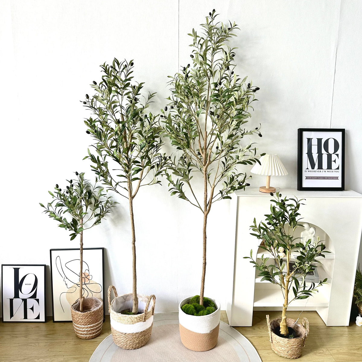 Large artificial olive branches for outdoor and indoor decoration - view 4