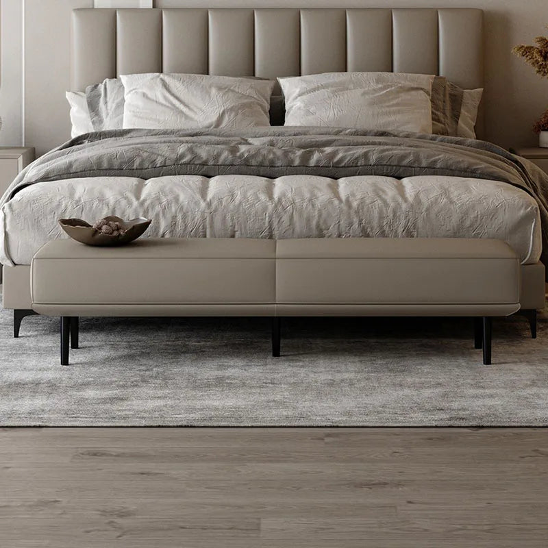 Nordic luxury upholstered stool trendy and comfortable - view 5