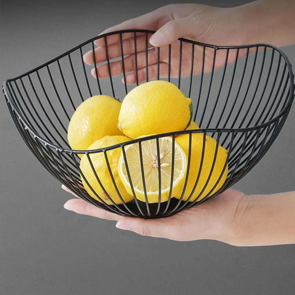 Multi-size iron fruit basket for various storage - view 3