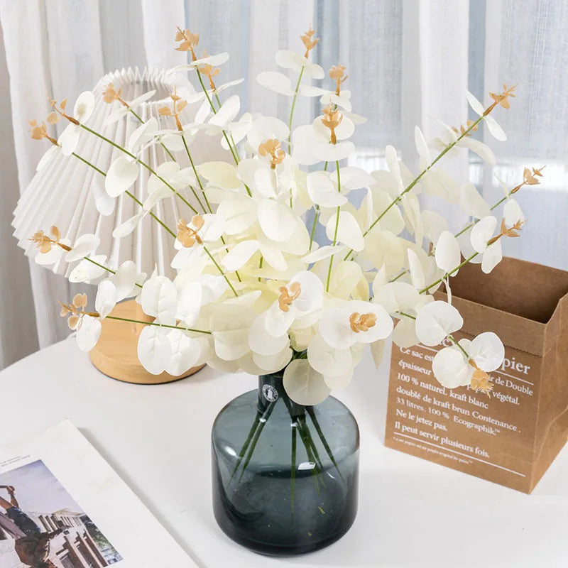 Eucalyptus leaves artificial flowers for floral decorations and arrangements - view 2