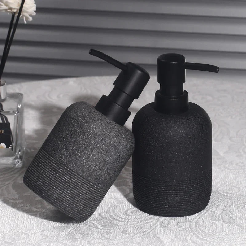 Emulsion bottle in sandstone for luxury bathroom - view 3