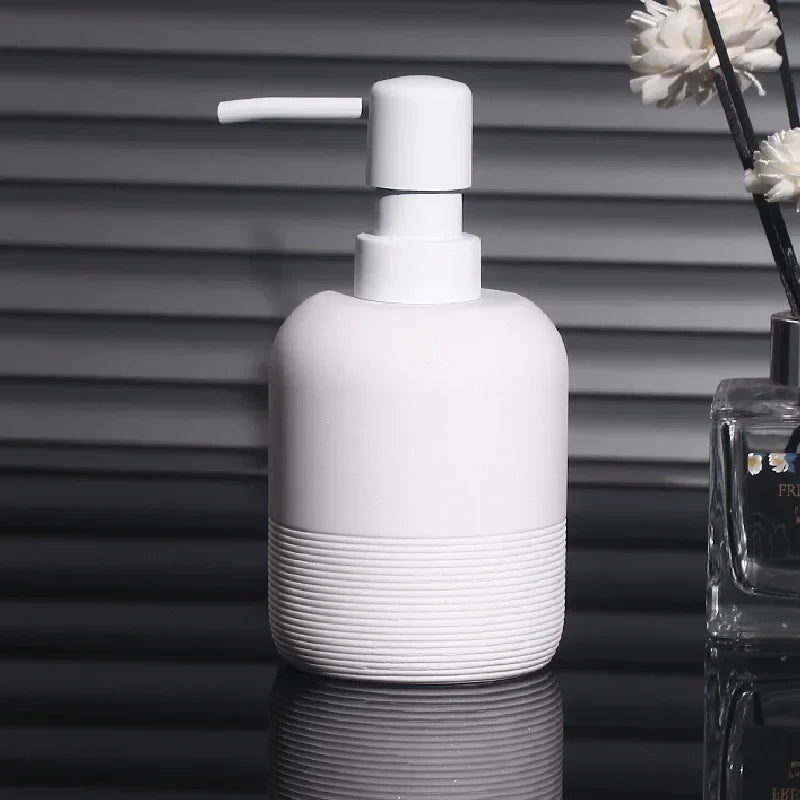 Emulsion bottle in sandstone for luxury bathroom - view 4