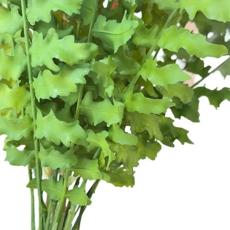 Artificial fern leaves for festive decoration 14 pieces - view 2