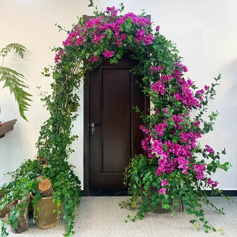 Artificial flowers vines plums for decoration party and festival - view 2