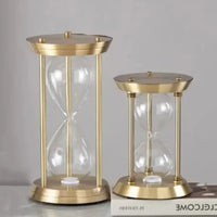 Glass hourglass bottle handcrafted decorative sand clock