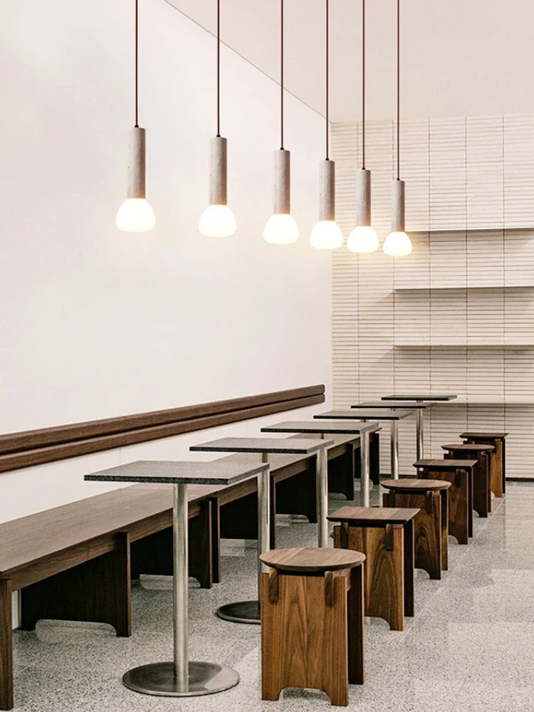 Creative stone chandelier for elegant interior lighting - view 6