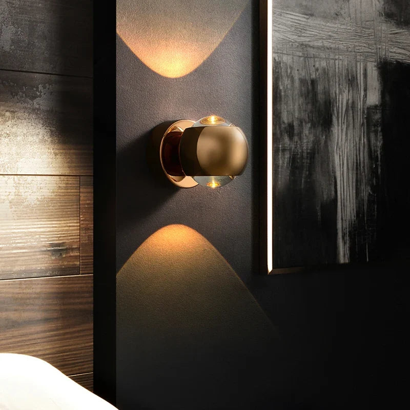 Minimalist wall-mounted light fixtures for modern interior lighting