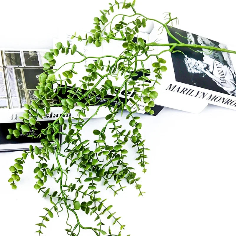 Artificial plants in rattan and eucalyptus for interior and exterior decoration - view 3