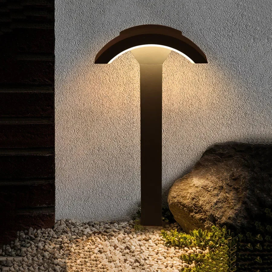 Waterproof outdoor led lamp with decorative motion detector - view 6