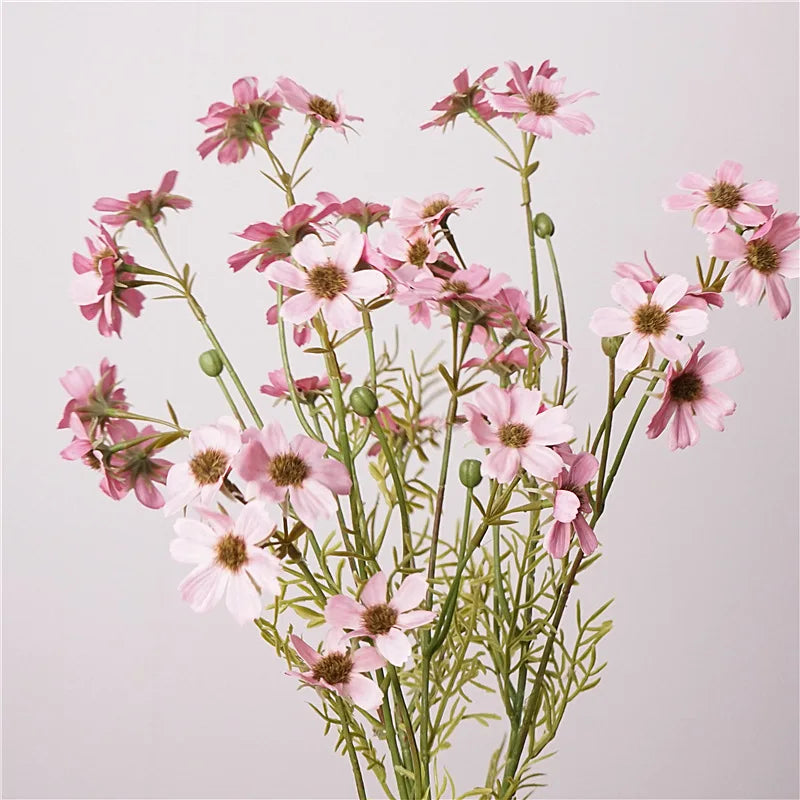 Autumn chrysanthemum artificial flowers for floral decoration - view 3