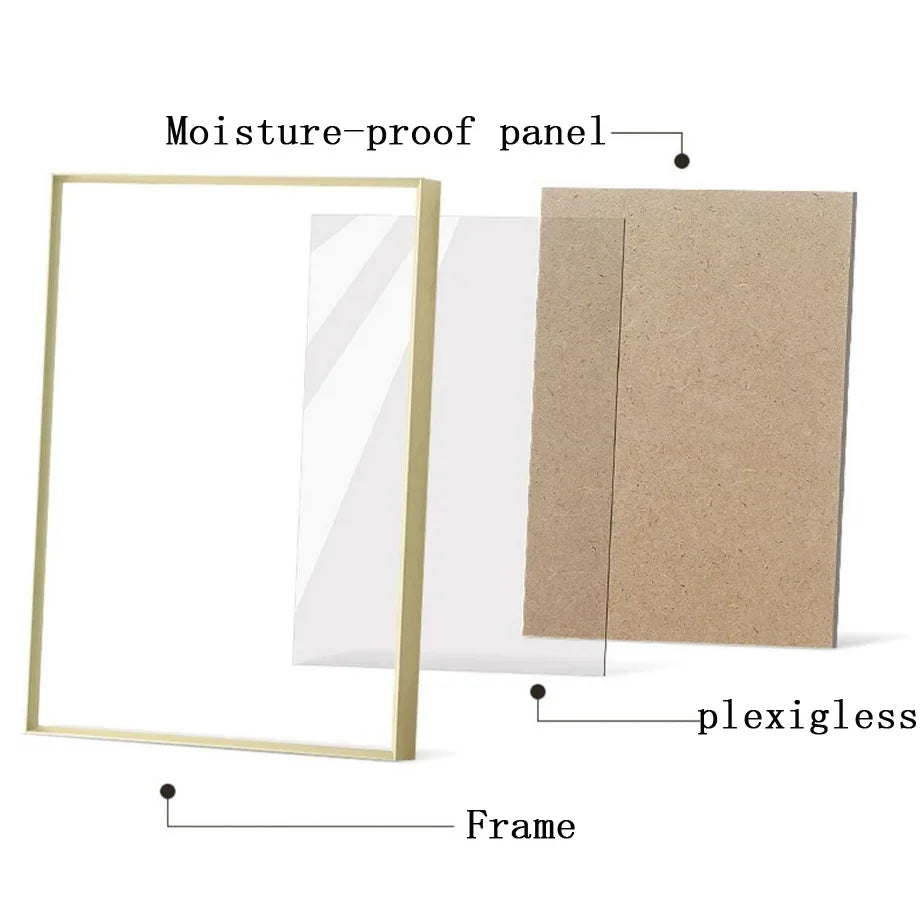 Refined Aluminum Wall Picture Frame for Home Decor - view 3