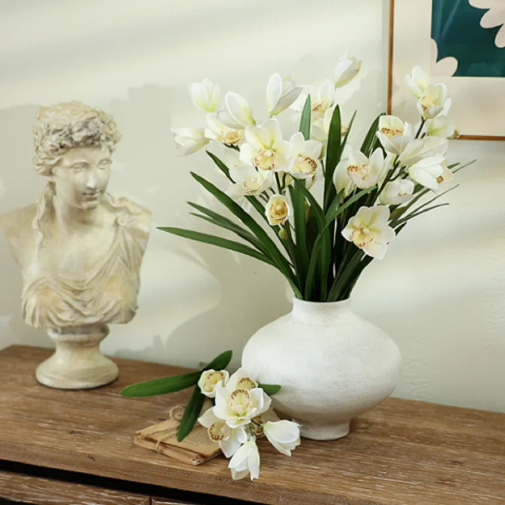 Artificial cymbidium flowers for wedding decoration and events - view 6