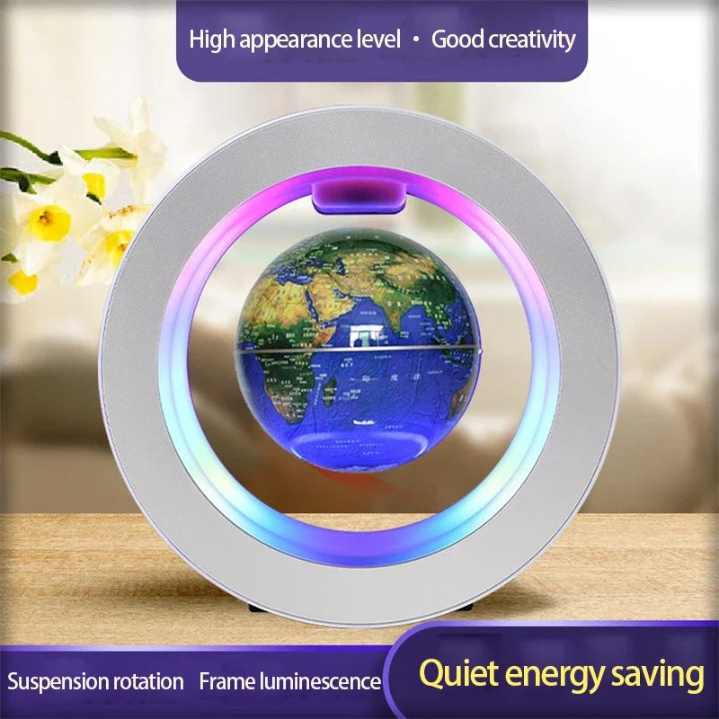 Magnetic invitation globe decoration living room black technology new high-end decorative gifts with hand gifts,