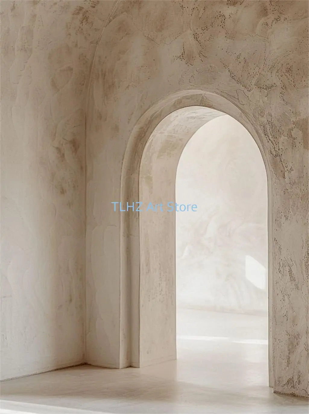 Modern landscape poster in Santorin Greece - 60X80cm Unframed / 8