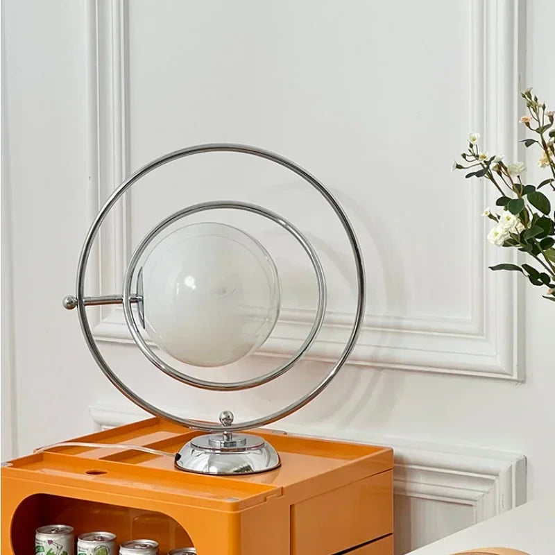 Rotary glass desk lamp Italian design 2024 - view 6