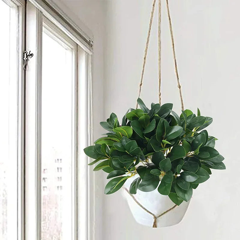 Eucalyptus artificial shrubs decorative branches for garden and wedding - view 6