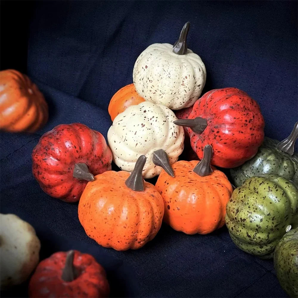 Small decorative pumpkin for halloween and handicraft parties - view 10