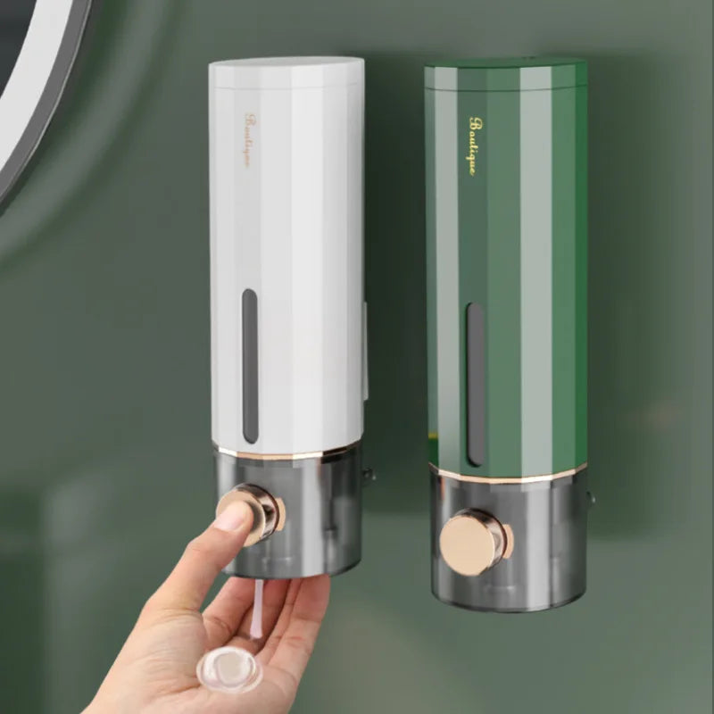 Liquid soap wall dispenser for bathroom and hotel