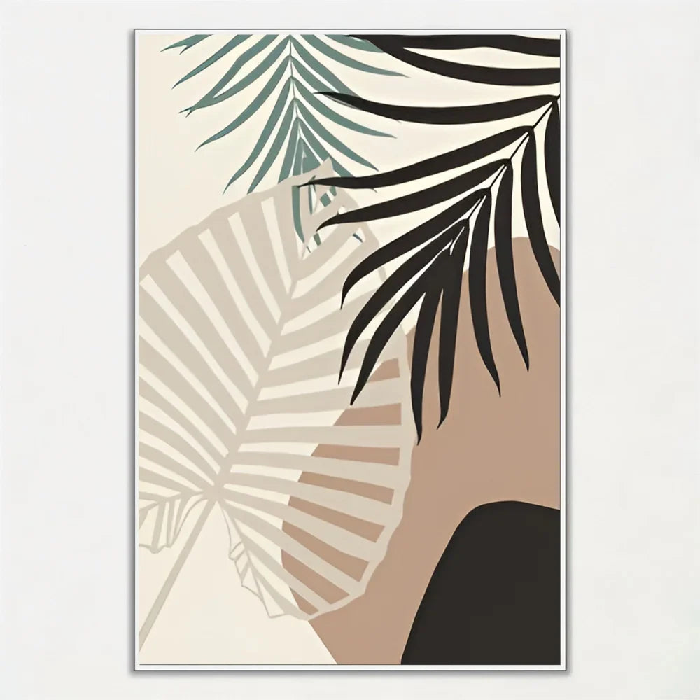 Decorative poster palm leaves for home - Z2 / 21x30cm Unframed