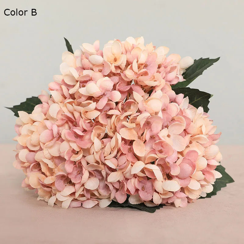 Set of 3 artificial flowers of hortensia for wedding decoration - B 1 Bouquet