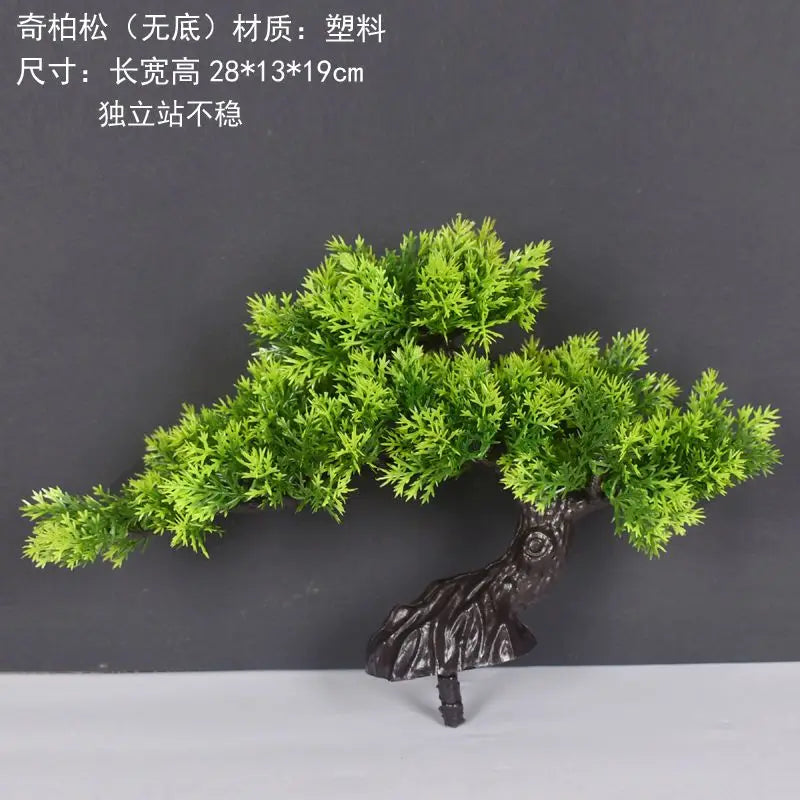 Plastic bonsai artificial plant for interior decoration - view 5