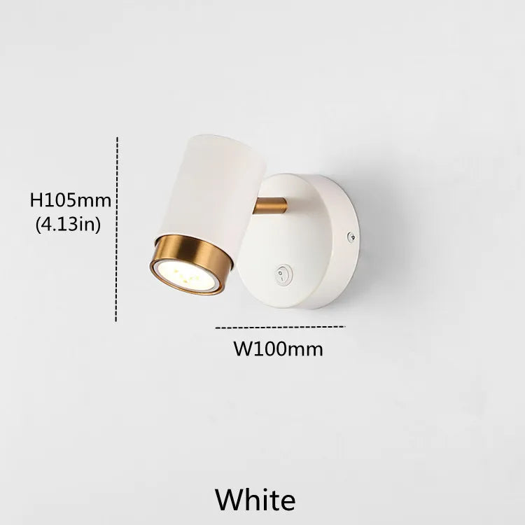American Bronze Mirror Front Light , Bathroom Wall Lamps Mirror Light ,Powder Room Mirror Wall Lights Lighting LED Makeup Mirror - 1head White D / Light Warm