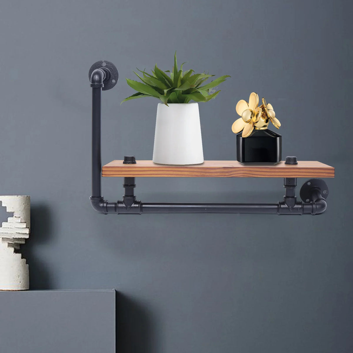 Corner wall shelves for modern interior decoration