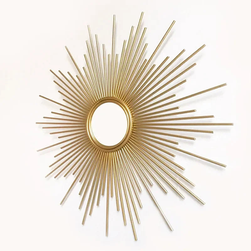 Decorative metal mirror for creative wall decoration - view 3