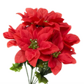 Batch of artificial flower bouquets for Christmas and New Year
