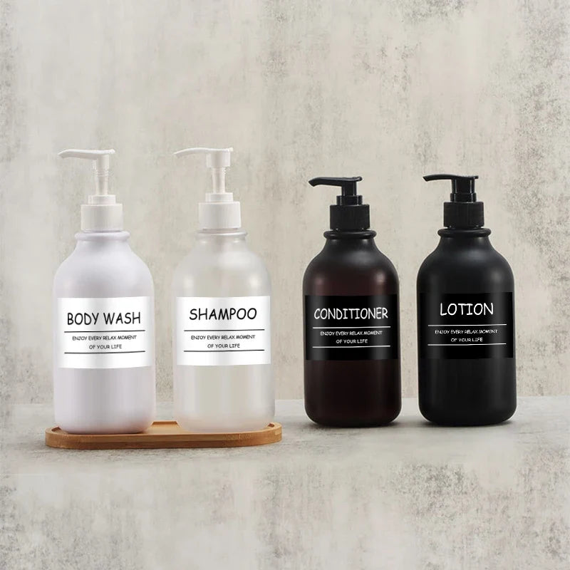 Refillable pump bottle for shampoo and shower gel - view 2