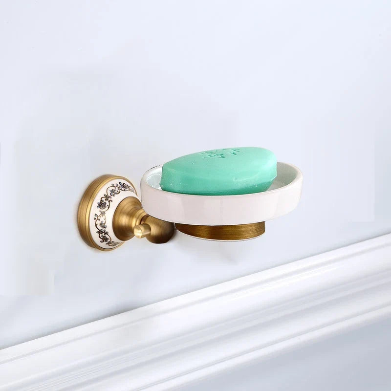 Solid brass accessories sets for retro bathroom - Porte-savon