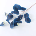 Eucalyptus artificial plants with fruit for modern decoration - Blue