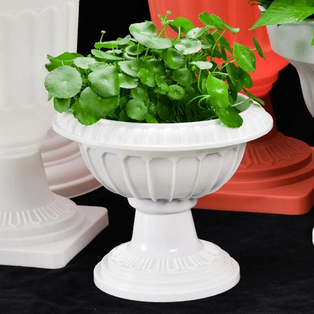 Roman flower pot in retro romantic style plastic for events - view 3
