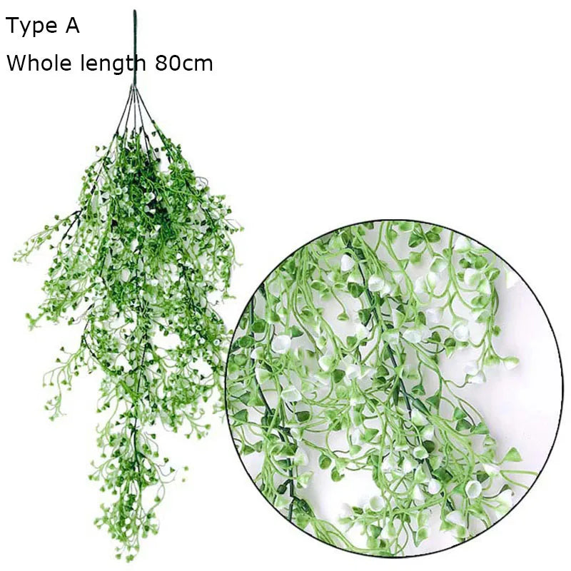 Artificial plants vines willow wall decoration interior wedding balcony - A 1 Piece