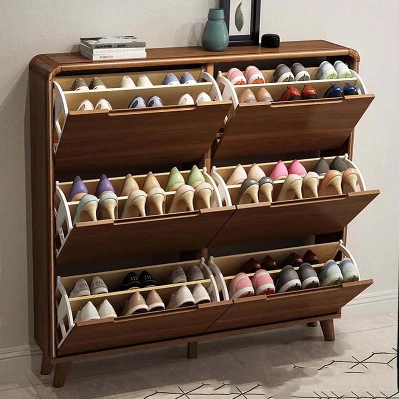 Wooden shoe furniture design modern luxury space gain - view 5