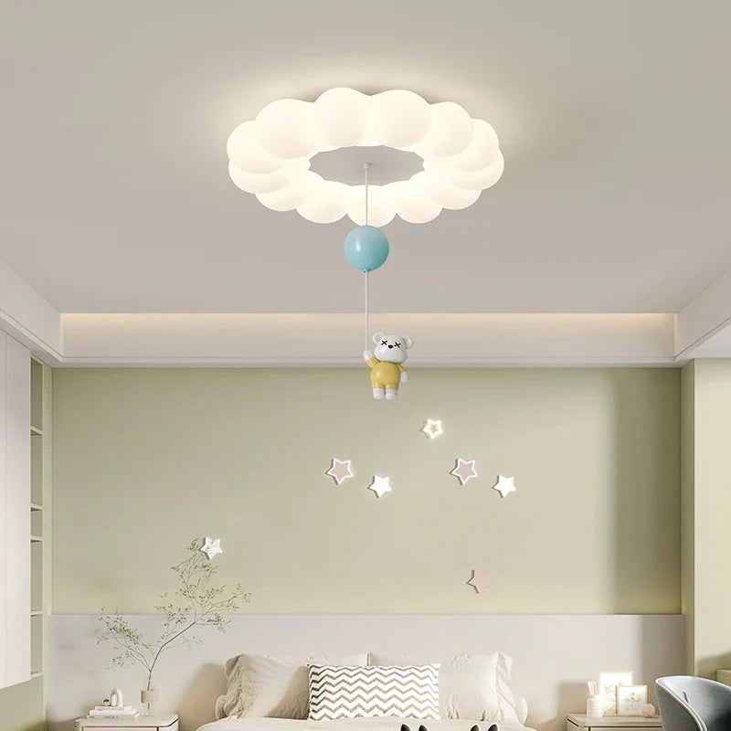 Ceiling bear rabbit cloud for indoor lighting child - view 4