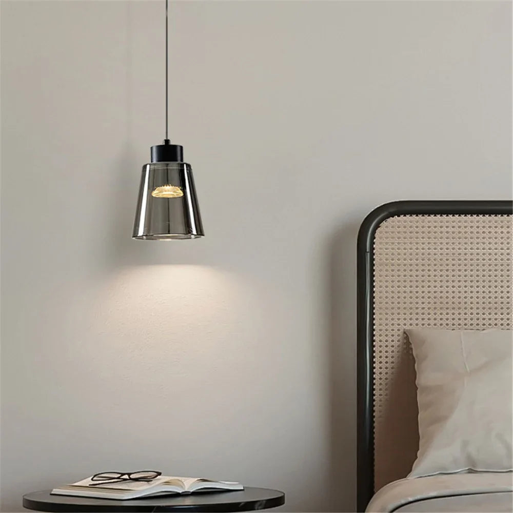 Trendy led chandelier in bottle shape for modern interior - view 5
