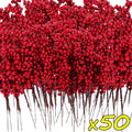 Artificial berry branch for Christmas decoration