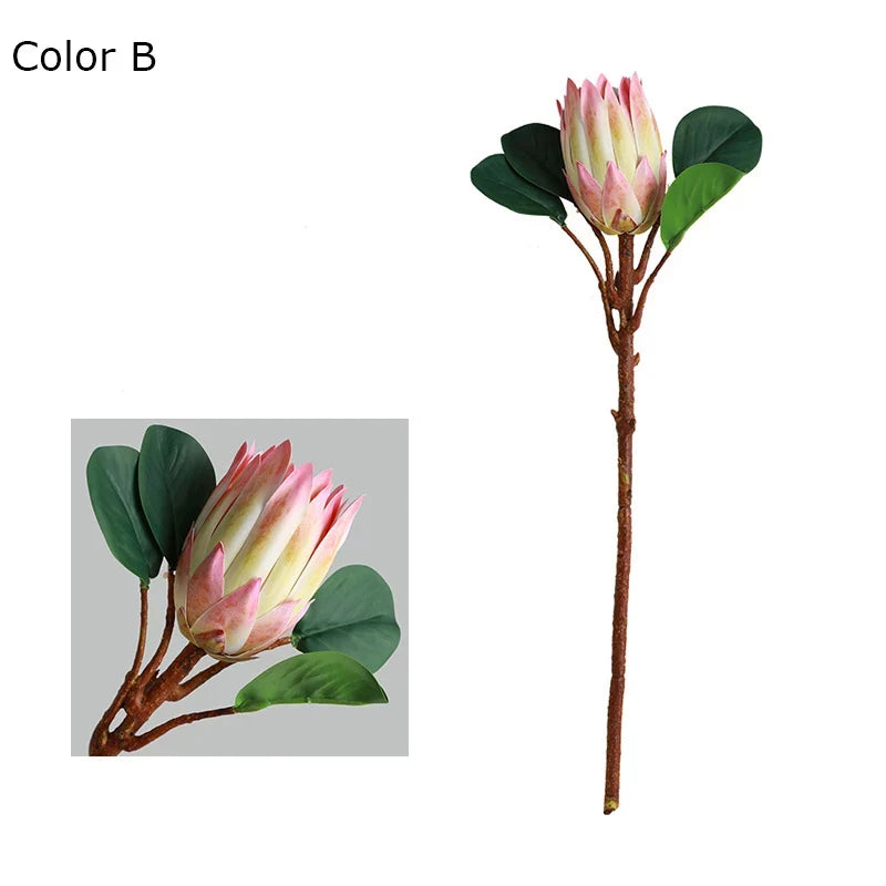 Artificial flowers wedding bouquets in tropical silk decoration - B